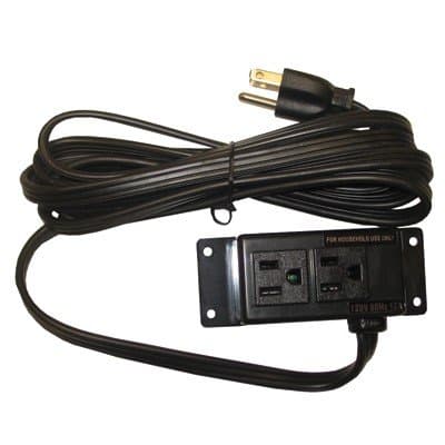 Specialty Lighting Sl5000.5201 10Ft. Harness 2 Outlet Surface Mount Cord Power Distribution