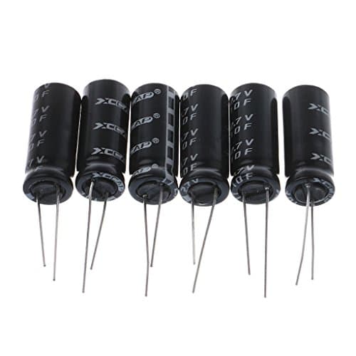 FXCO 6x 2.7V 10F Cylindrical Ultra Super Farad Capacitor High Power Supercap 10x26mm