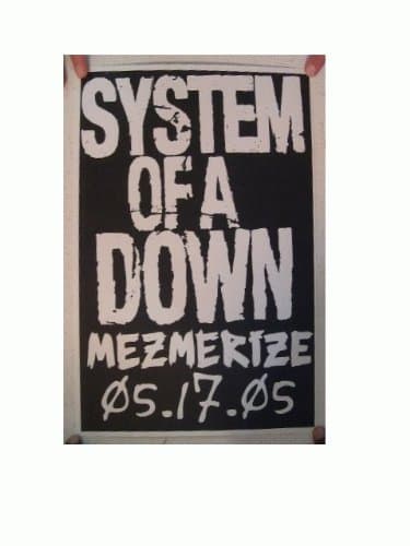 System Of A Down Poster Mezmerize
