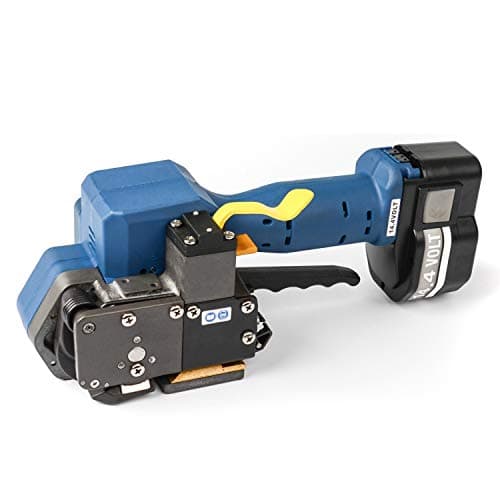 IWISS K323 Battery Powered PET PP Manual Plastic Strapping Tool for 1/2 to 3/4-inch(12.7-19.0mm) (for 16mm(5/8-inch) Polyester(PET))