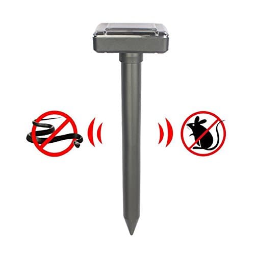 SZKP The Solar-powered Rodent-killing Device Inserted Into The Ground Ultrasonic Drive Rat Garden Paddy 31*16*10.5CM