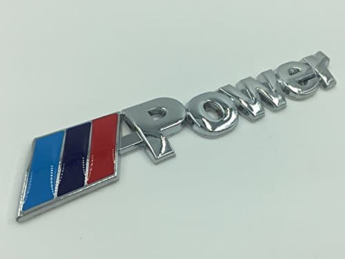M Power Sport Tech Performance Style Logo Grill High Quality Blue Navy Red Chrome Metal Badge Bonnet Grills Emblem