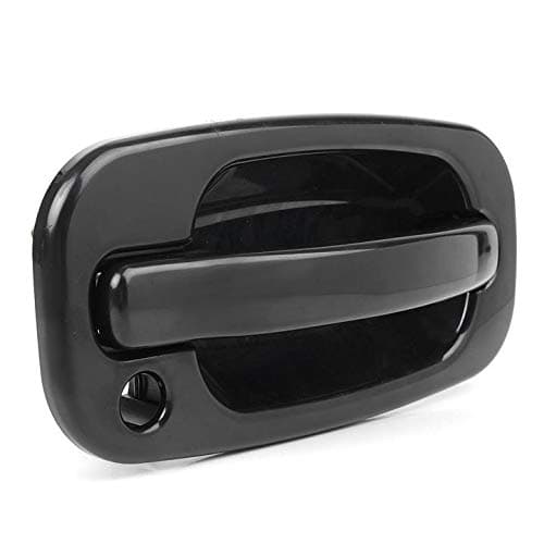 Slikeparts Exterior Front Right Passenger Side Door Handle Replacement Compatible for Chevy Silverado 1999 2000 2001 2002 2003 2004 2005 2006 2007 Black