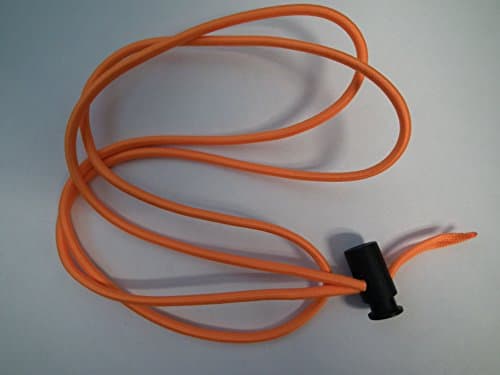 Swimming Bungee Goggle Strap 3.22mm thick (neon orange)