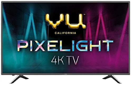 VU 138 cm (55 inches) Pixelight 4K HDR Smart LED TV 55QDV (Black) (2019 Model)