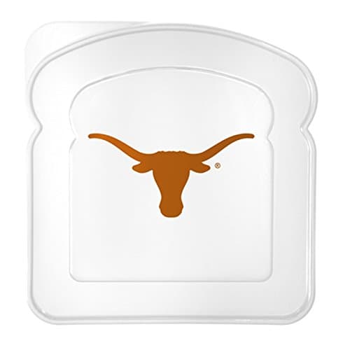 Texas Longhorns Plastic Sandwich Container - Clear ,