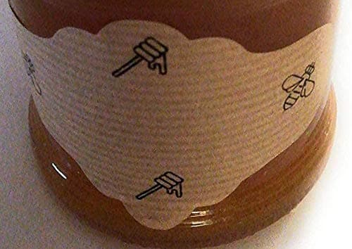 Honey Jar Kraft Labels (Pack of 50)