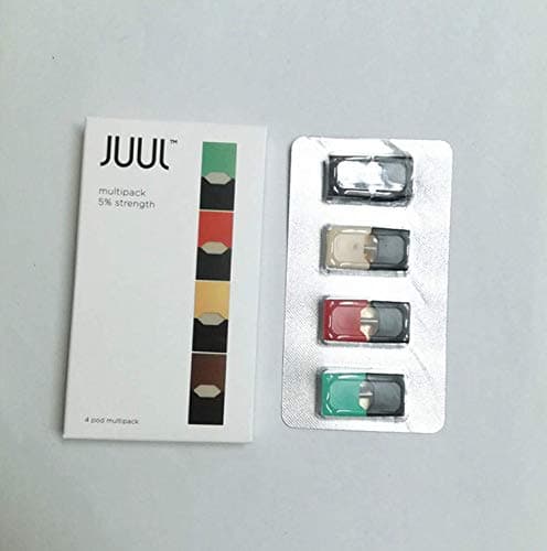 anzhula Refilled Pod 4 Pcs Multiple Choice Actual Cream Pods Inhaler for J-U-U-L