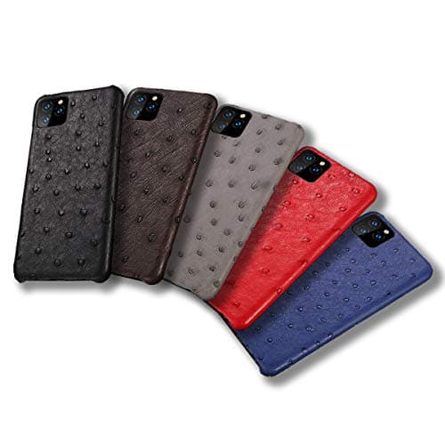 Mobile Phone case, Rare Ostrich Leather case, high-Grade Protective case, Suitable for Instant Customization (iPhone, Samsung Mobile Phones). (5pcs)