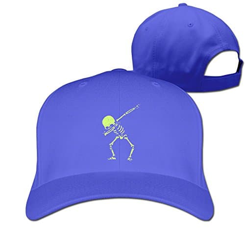 EQQ Skull Skeleton Dance Summer Unisex Cap With Adjustable Snapback Outdoors For Men And Women