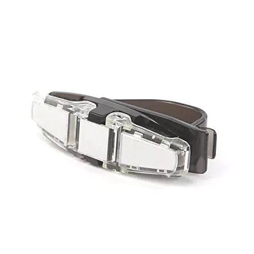 Young Player® Double Sunglasses/Eye Glasses Holder for Sun Visor - Conveniently Holds 2 Pairs of Sunglasses (HL-WXJ0866)