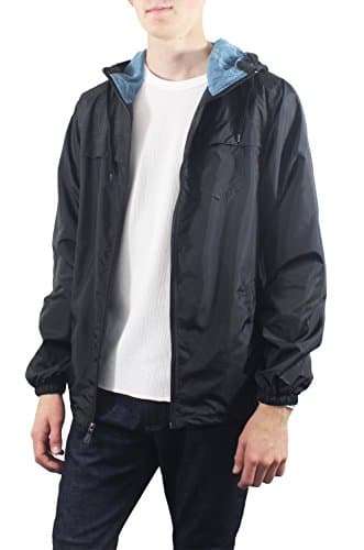 Ocean Current Mens Phantom Waterproof Windbreaker Jacket (X-Large, Black)