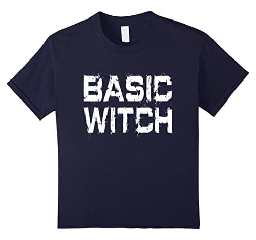 Kids Basic Witch T Shirt Funny Saying Sarcastic Halloween Novelty 8 Navy