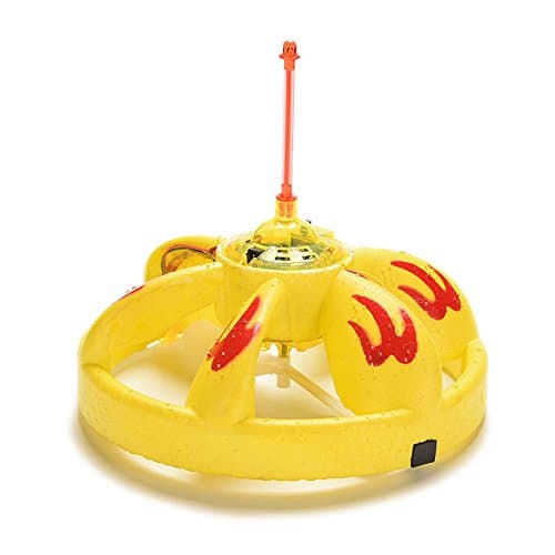 KOYOR Infrared Sensor Flying Saucer UFO Hand Induced Hovering Floating Flight Hand Movement Toy UFO RC Remote Control Toys Magic Trick (Yellow)
