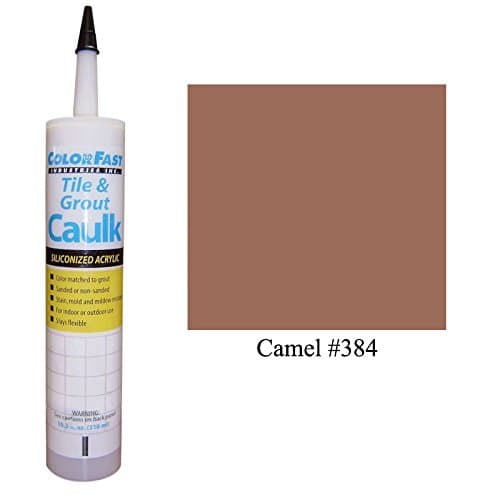 Color Fast Caulk Matched to Custom Building Products (Camel Unsanded)