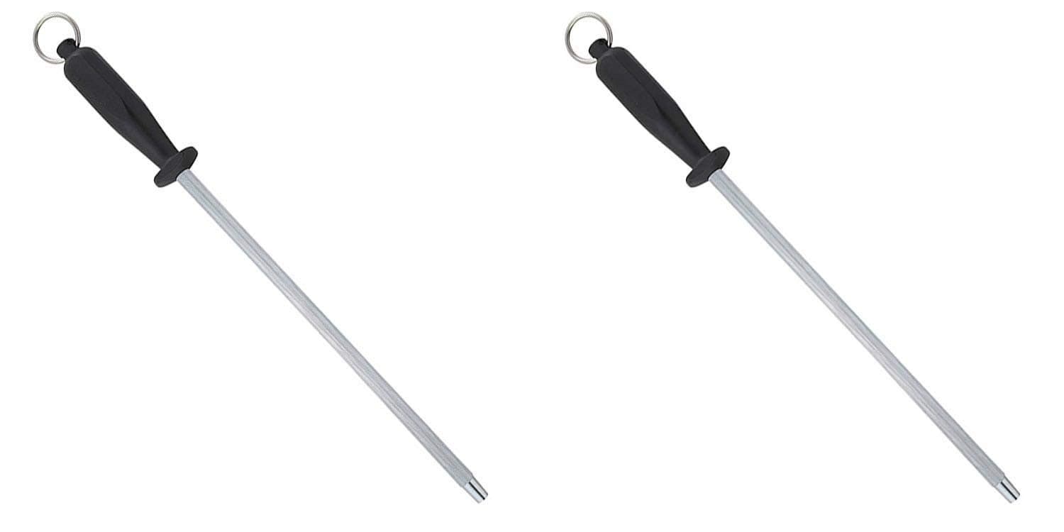 Winware Stainless Steel Sharpening Steel, 12-Inch 2pack