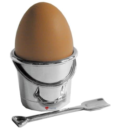 Bucket and Spade Egg Cup and Spade