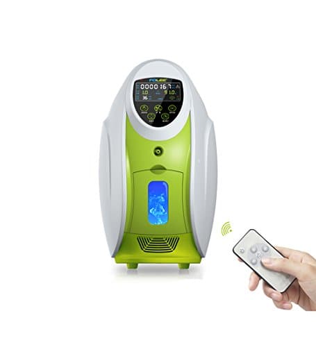 JD Oxygen Concentrator - Portable Oxygen Concentrator Home Oxygen Generator Output 1-5L/Min Home Air Purifier Real-time Monitoring/Smart SOS Health Care