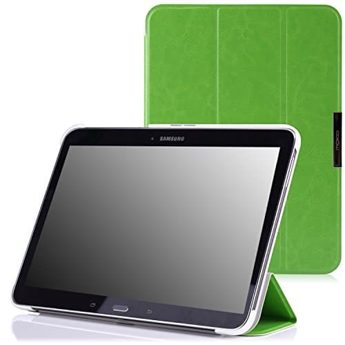 MoKo Samsung Galaxy Tab 4 10.1 / Tab 4 Nook 10.1 2014 Case - Ultra Slim Lightweight Smart-shell Stand Cover Case, FM GREEN (With Smart Cover Auto Wake / Sleep. WILL NOT Fit Samsung Galaxy Tab 3 10.1)