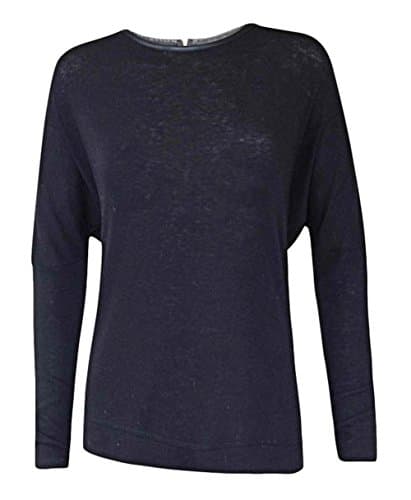 Ex Primark Ex Atmosphere Black Red Knitted Jumper (US 8, Black)