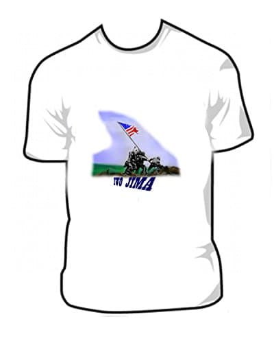 IWO JIMA WWII T shirt Iron On