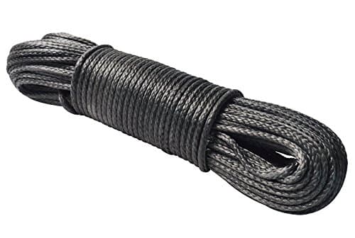 6mm x 200ft 12-Strand Braided Winch Rope Heat Set Dyneema Line 10141lbs Outdoor Lifelines (Item#021017)