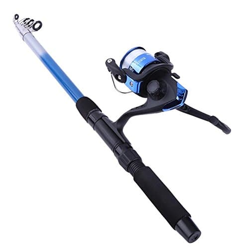 53pcs Fishing Kit Rod Reel String Hook Float Lead Weight Fishing Tackle