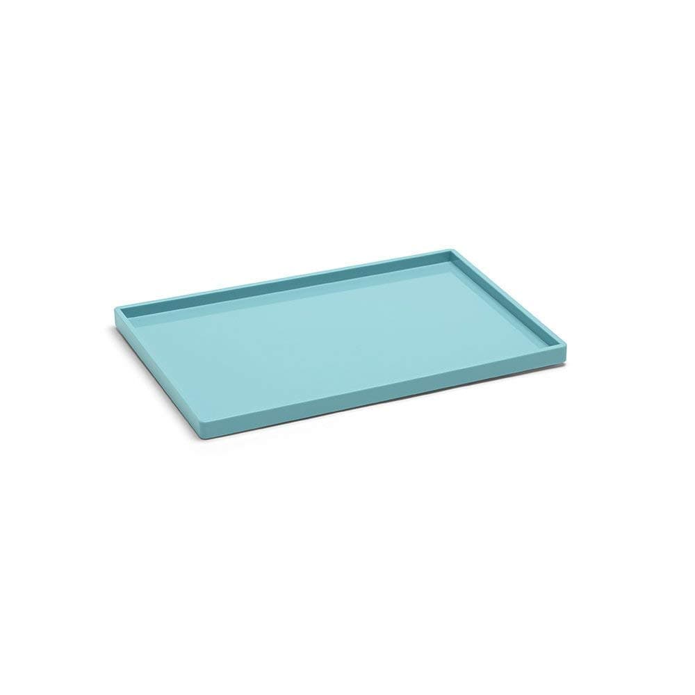 Poppin Slim Desk Tray Medium Aqua
