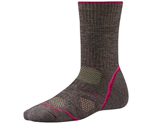 Smartwool Women's PhD Outdoor Heavy Crew Socks (Taupe) Large