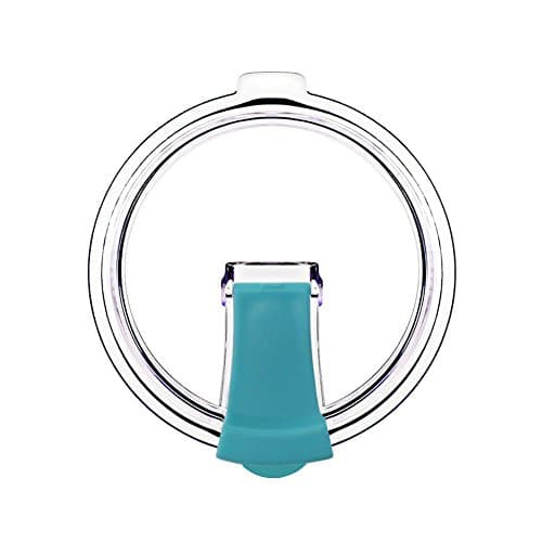 30 oz Tumbler Lids,Replacement Spillproof and Splash Resistant Lids for YETI Rambler,Ozark Trail, Rtic and More Tumblers (30 oz-Cyan)