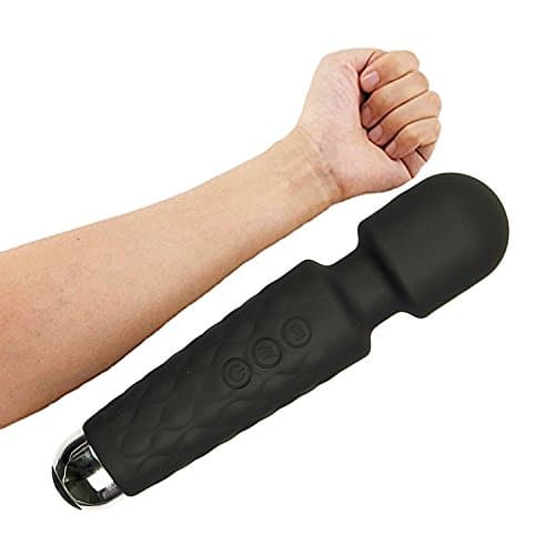 ABUBYA Wand Massagers Cordless Wireless Handheld Electric Wand Massagers for Neck Back Waist Arms Legs Sports Massage Muscle Aches Physical Sports Fleetness Recovery Friendly Portable Travel Gift,Jet