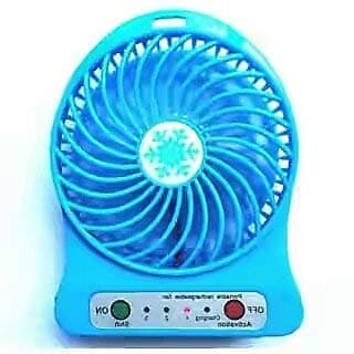 Loopan Mini Portable USB 3 Speed Fan Multicolor