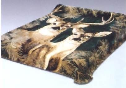 Solaron Korean Blanket original Licensed throw Thick Plush queen size Deer new