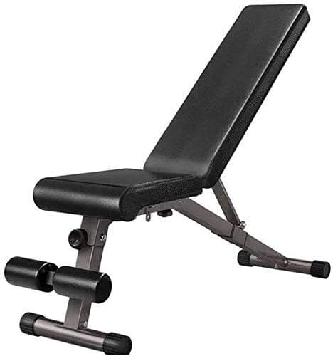 CUUYQ Adjustable Weight Bench, Workout Benches Multi Purpose Exercise Utility Bench/Fitness Benches/Sit-Up Board/Sit Up Bench for Whole Body Exercise,Black