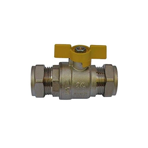 160A - 2-Way Ball Valve Full Bore 28mm Compression Ends - Gas