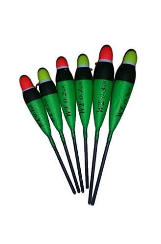 Pack of 5 High Quality Pole Floats WE309 Various Sizes Available