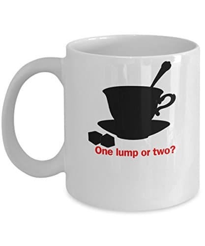 'One Lump Or two?' Funny Tea Or Coffee Mug - White 11oz Ceramic Cup