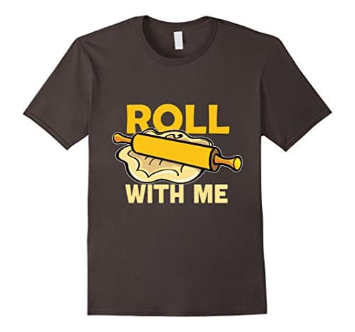 Men's Roll With Me Pizza Roll Crust Pepperoni Hawaiian Slice Shirt 3XL Asphalt