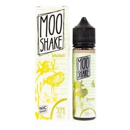 Moo Shake E-Liquid by Nasty Juice - Milkshake Vape EJuice 0mg 50ml Refill Green Tea - Banana - Berry Shake 70/30 VG PG (Banana Milkshake)