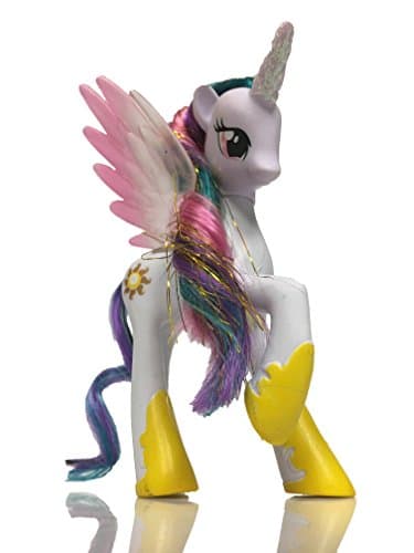 Mr Bigz Little Ponies Display Mini Figures Tall 14 cm celestial princess Clear Wings (white)