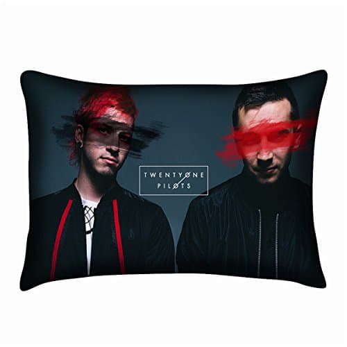 Twenty One Pilots Pillowcase Decorative Pillowslip 21 Pilots Custom Pillow Cover Twin Sides 20x30 Inch