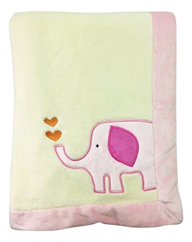 Smiggles Pink Elephant Baby Blanket