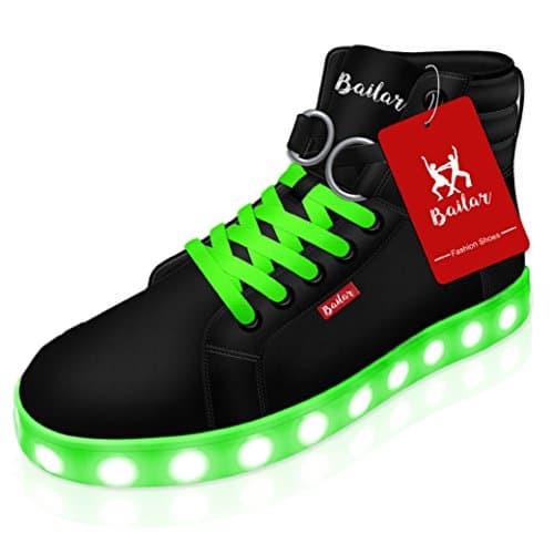 Led shoes (5.5 B(M) US, Black)