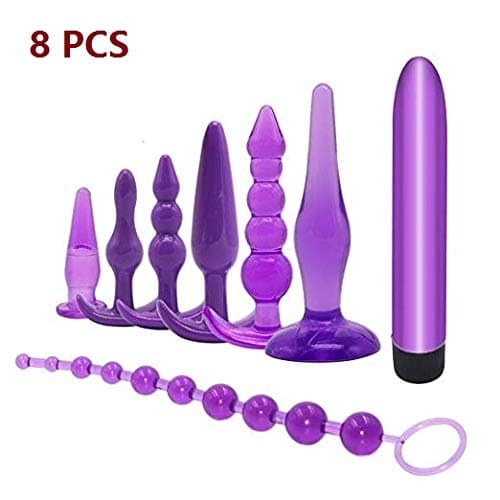 Maomiao Super Soft Toy Kit Training Toy Beginner Starter Set Women Couple Play - 100% Medical Grade Silicone 01 (8 PCS)