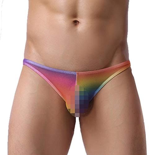 Under Warming Sche Men's Warming Shorts Transparent Nylon Under Men's Festive Clothing Shorts Underpants Perspective Pouch Soft Briefs