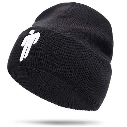 Billie Eilish Merch Hot Topic Logo Beanie Knit Hat Stretchy Cap for Men Women