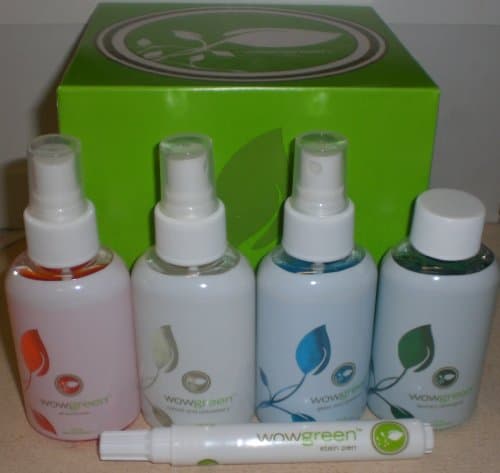 WowGreen Cleaning Kit, 5 Piece Set, Go Green!