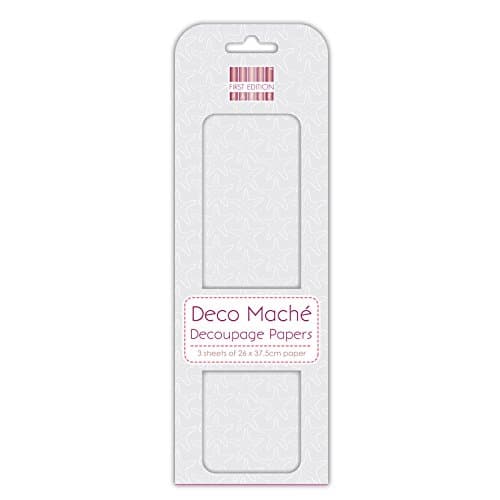 First Edition FEDEC100 | Decoupage Papers Starfish | 26 x 37.5 cm | 3 Sheets | 22gsm | Perfect for Home Crafts, Upcycling, DIY and Papermache