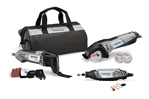 Professional 3 Power Hand Tool Combo Kit- Everything True Handy Men Need For Remodeling, Restoration Repair & More- Home And Job Site- 15 Accessoriess Storage Bag Complete Set- Beginners Pros Alike