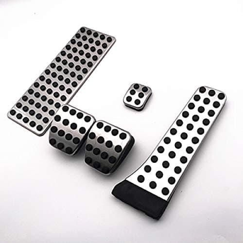 HCDSQSN Car Accessory For Mercedes Benz W204/C-Class/E-Class/S-Class/GLK/SL/CLS/GLC/SL/SLK AT/MT Fuel Brake Foot Rest pedal pad Sticker